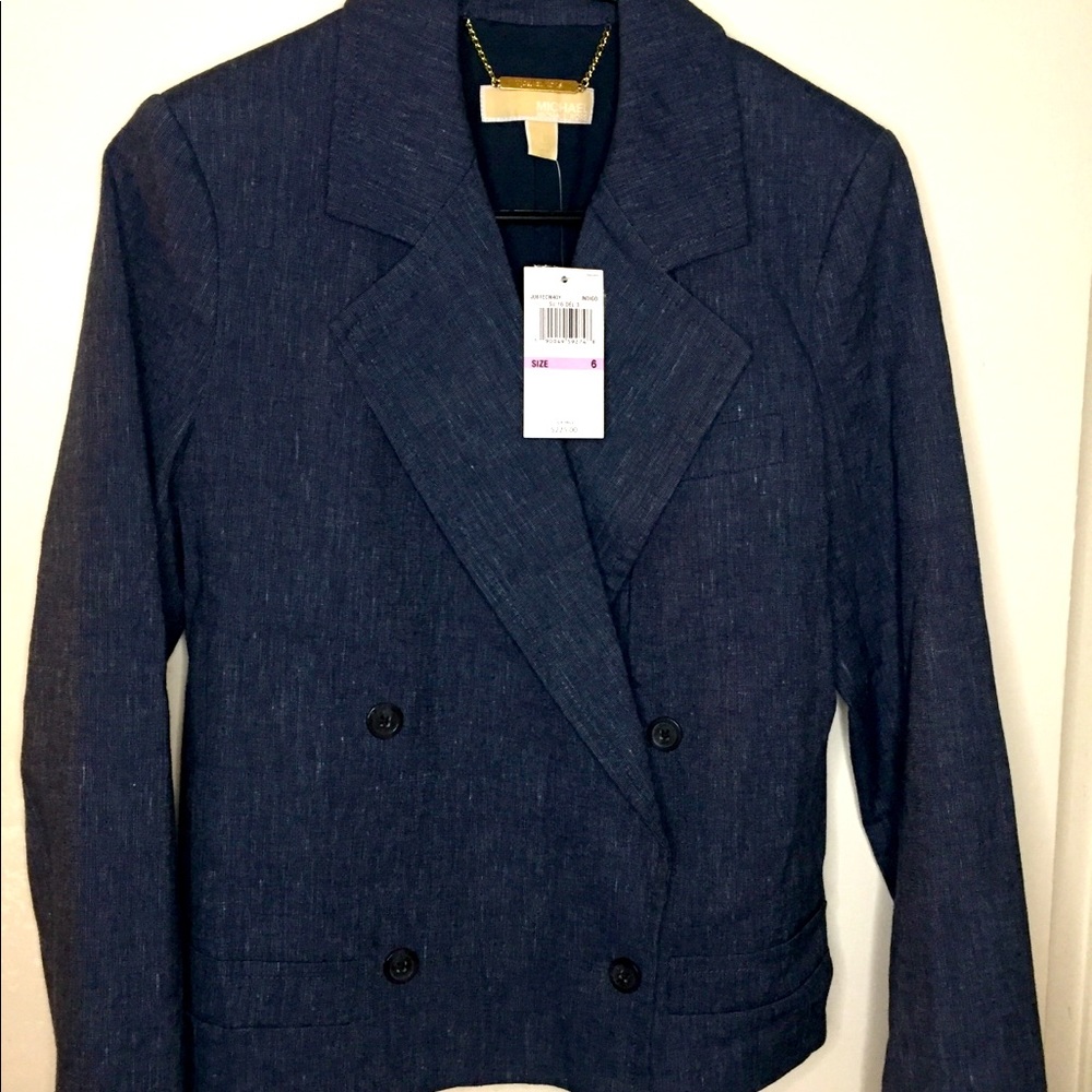 Michael Kors women’s denim blazer new with tags